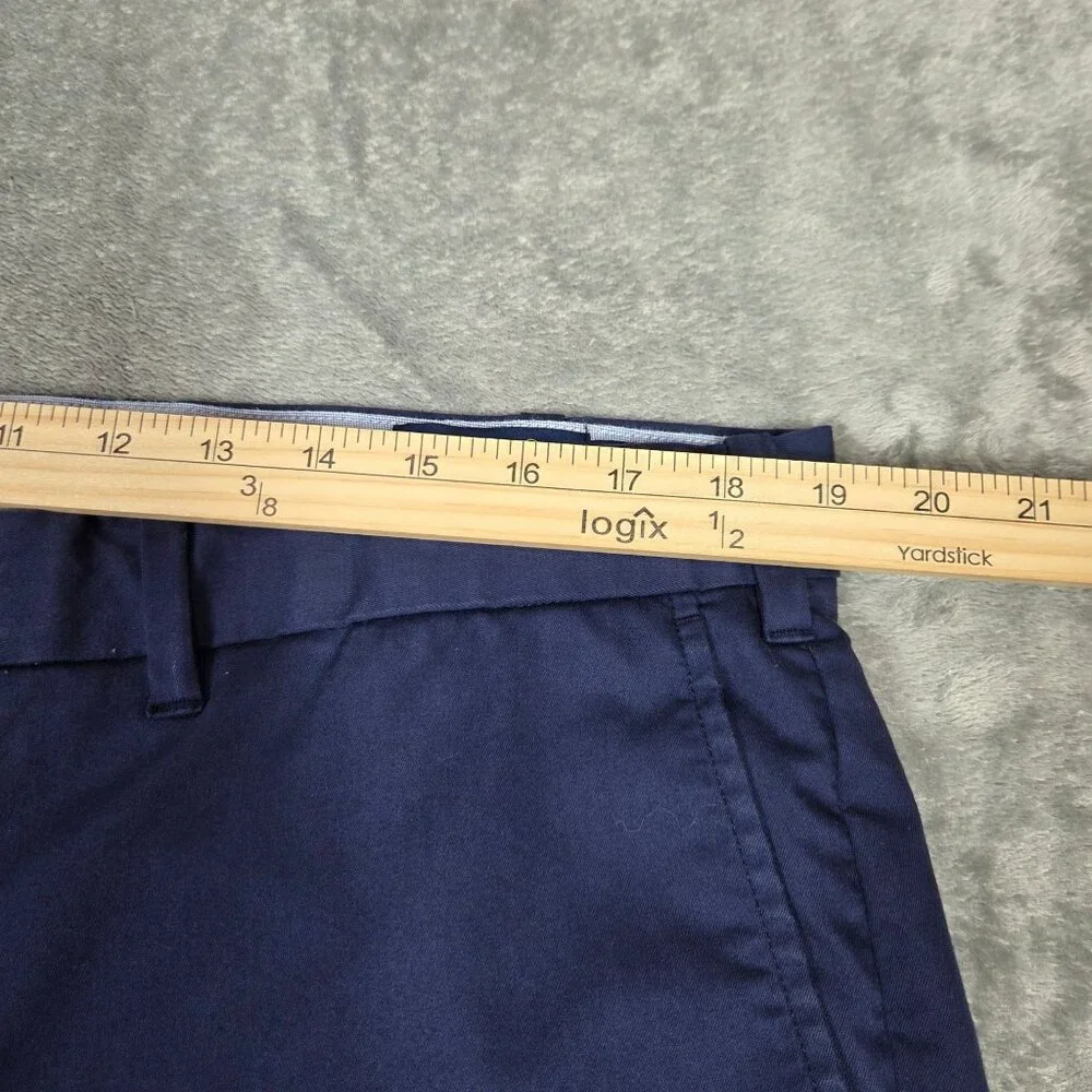 Polo Ralph Lauren Pants Mens 38X32 Navy Cuffed Straight Stretch Chinos Preppy